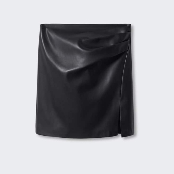 Mango faux leather mini skirt NWT - Picture 2 of 6
